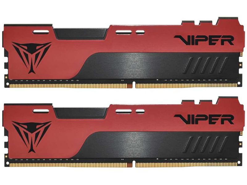 DDR 4 DIMM 64Gb (32GBx2) PC25600, 3200Mhz, PATRIOT Viper ELITE ll, CL18 (PVE2464G320C8K) (retail)