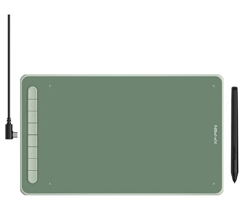Графический планшет XPPen Deco Deco LW Green USB зеленый
