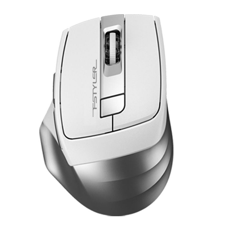 Мышь A4Tech Fstyler FB35 белый/серый оптическая (2000dpi) беспроводная BT/Radio USB (6but)