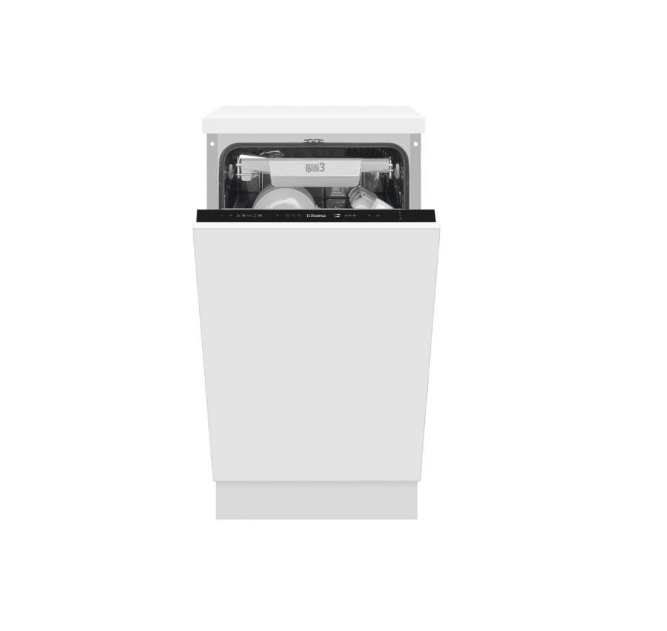 Встраиваемая посудомоечная машина Hansa ZIM435EQ [45 см, 10, пр.-5, конденсац., черный]