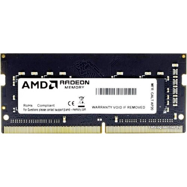 Память DDR4 16Gb 3200MHz AMD R9416G3206S2S-U R9 RTL PC4-25600 CL22 SO-DIMM 260-pin 1.2В