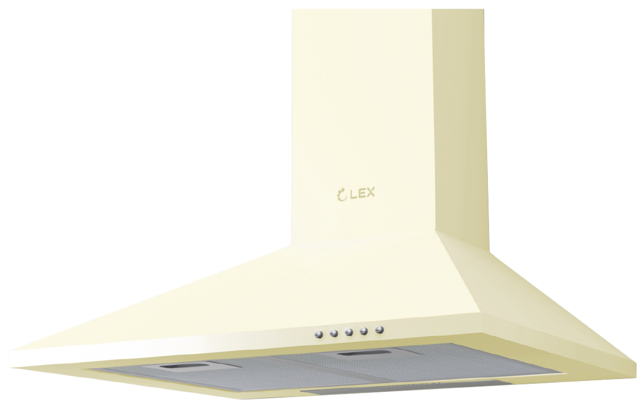 Вытяжка каминная Lex Basic 600 IV бежевый управление: кнопочное (1 мотор)
