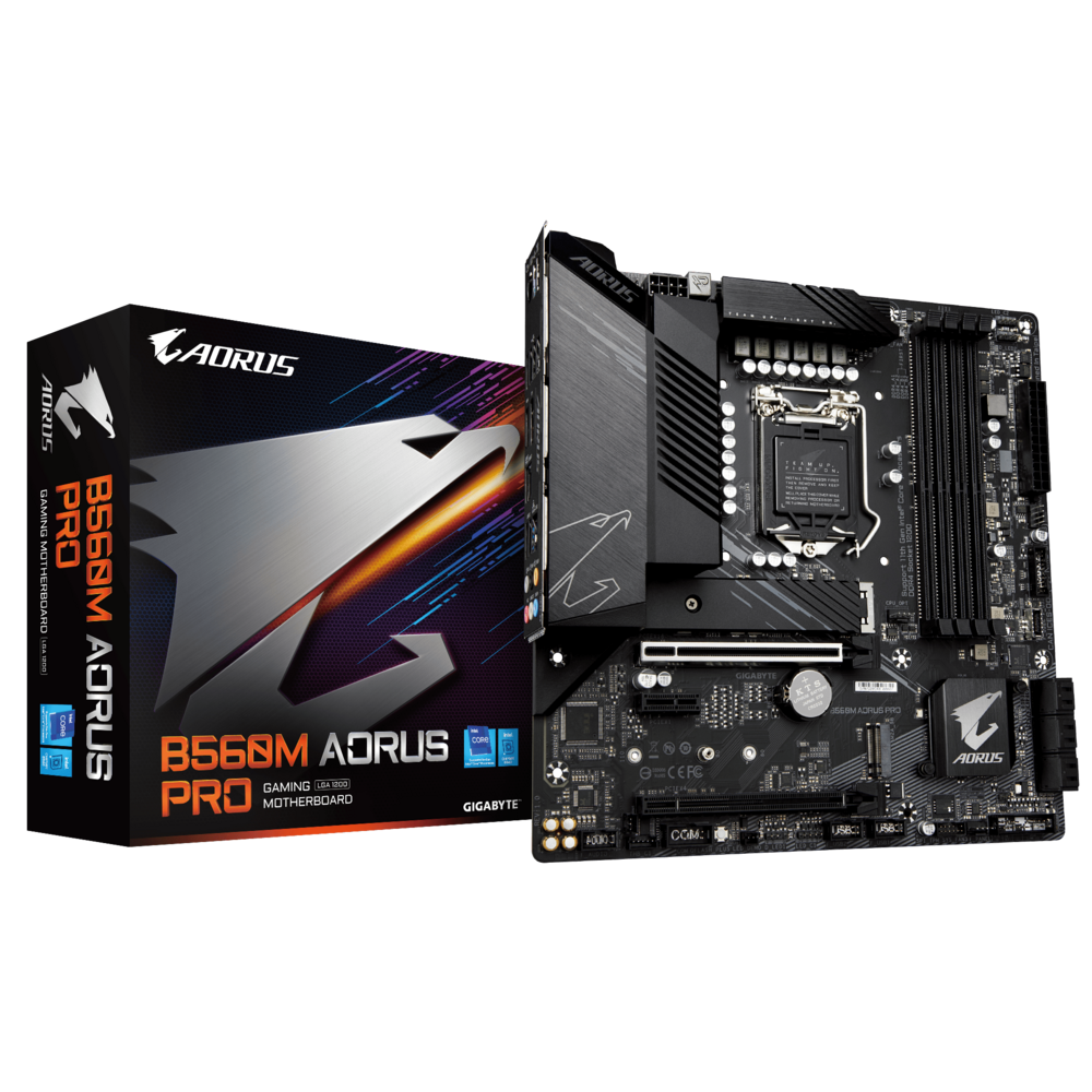 Материнская плата B560 S1200 MATX B560M AORUS PRO GIGABYTE