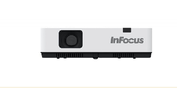 Проектор INFOCUS [IN1049] 3LCD, 4600 lm, WUXGA, 1.371.65:1, 50000:1, (Full 3D), 16W, 2хHDMI 1.4b, VGA in, CompositeIN, 3,5 mm audio IN, RCAx2 IN, USB-A, VGA out, 3,5 audio OUT, RS232, Mini USB B serv, RJ45, PJLink,3,3 кг