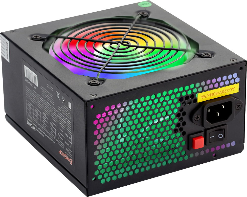 Блок питания ExeGate EVO800-LT 800 Вт [ATX vATX 12V 2.3, 140 x 140][EX289069RUS-PC]
