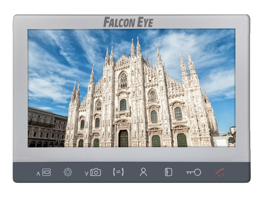 Видеодомофон FALCON EYE Milano Plus HD, белый