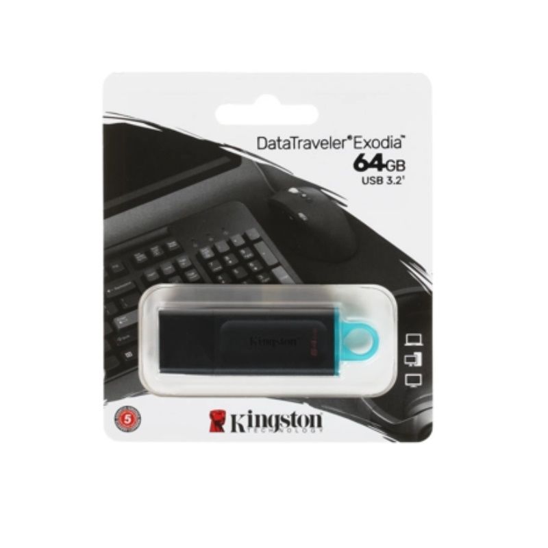 Флеш-память USB 3.2 64 ГБ Kingston DataTraveler Exodia DTX/64GB