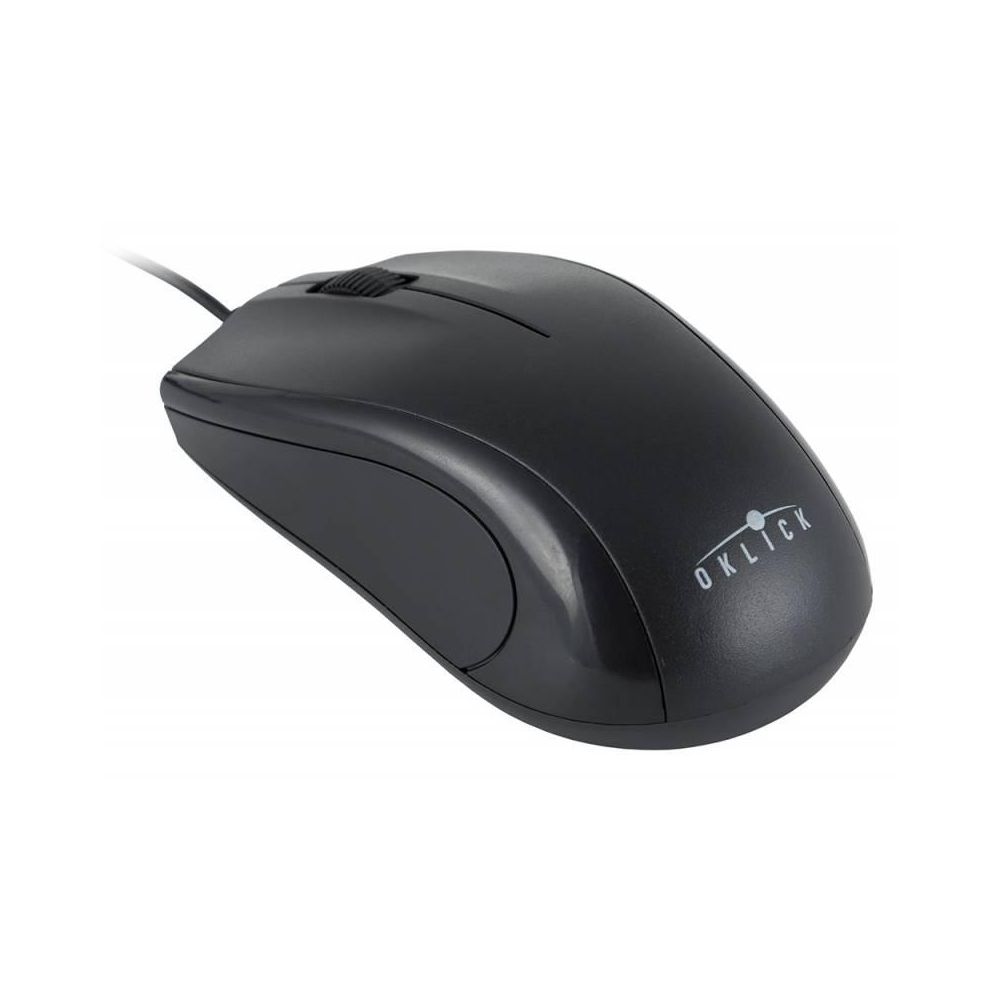 Мышь компьютерная Oklick 185V2 черный оптическая (1000dpi) USB (3but)