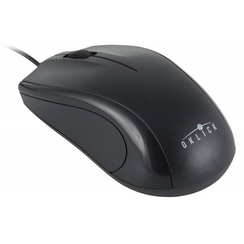 Мышь компьютерная Oklick 185V2 черный оптическая (1000dpi) USB (3but)