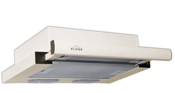 Вытяжка встраиваемая Elikor NT5311BX нержавеющая сталь/черный управление: кулисные переключатели