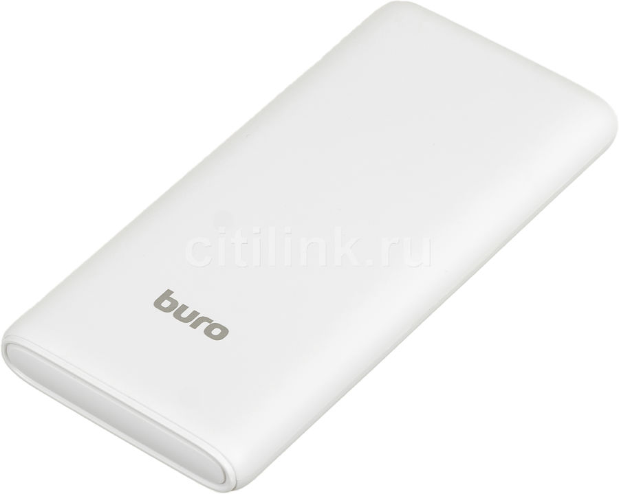 Портативный аккумулятор Buro BPF10E белый [10000 мА*ч, 5 В, 9 В, USB Type-C, USB, индикация заряда]