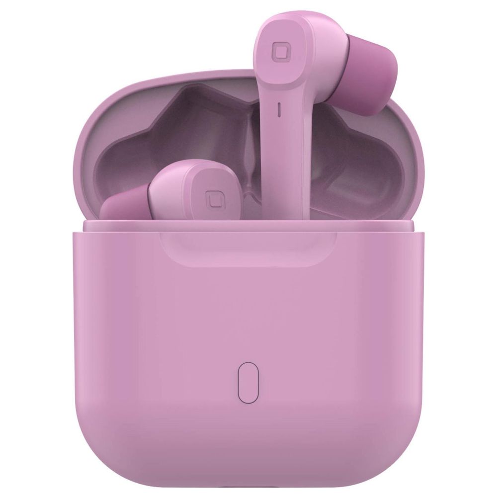 Гарнитура вкладыши Hiper HTW-KTX6 розовый беспроводные bluetooth в ушной раковине (TWS WELLE PINK)