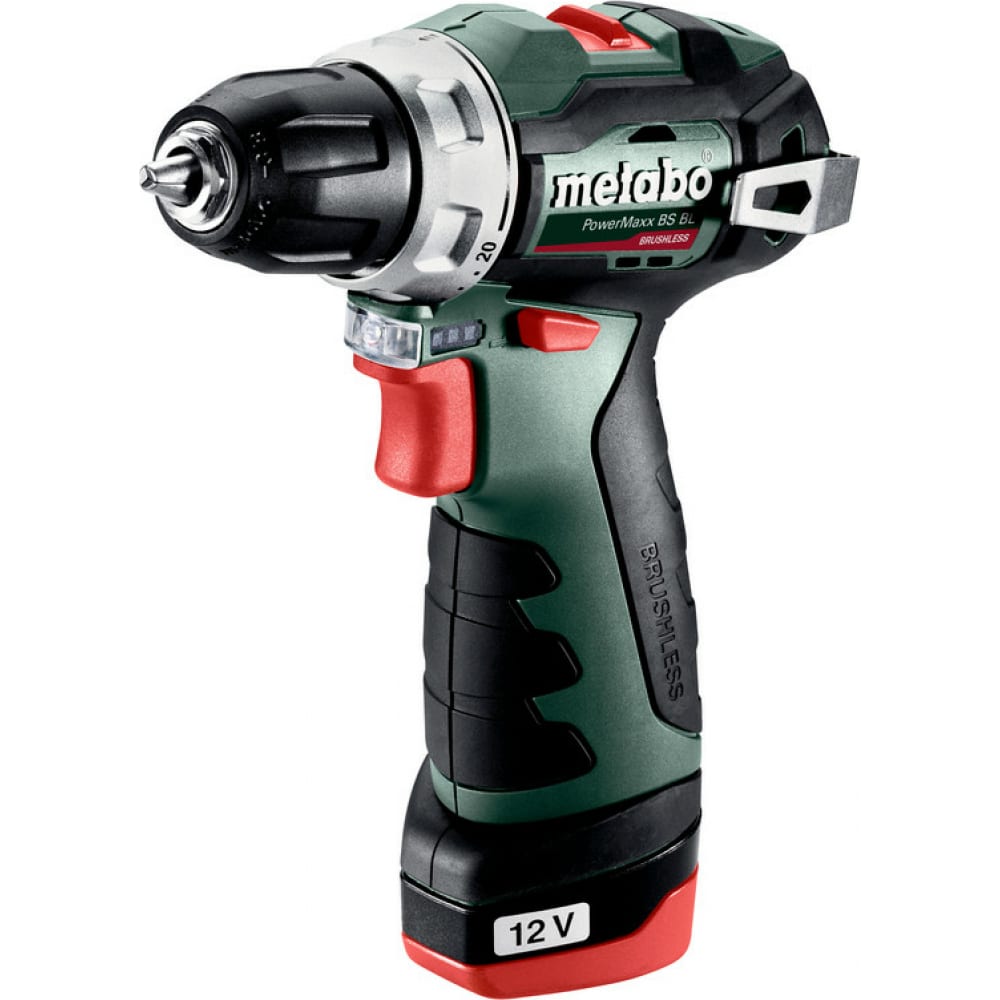 Metabo PowerMaxx BS BL Акк.др-шпв.бесщ.2х2.0Ач,кейc