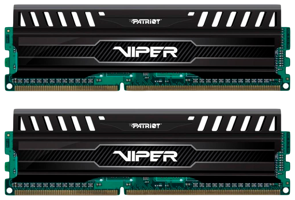 Оперативная память DIMM 16 Гб DDR3 1600 МГц Patriot Viper 3 (PV316G160C9K) PC-12800, 2x 8 Гб KIT