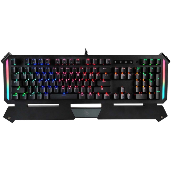Клавиатура A4Tech Bloody B875N механическая черный USB for gamer LED (подставка для запястий)