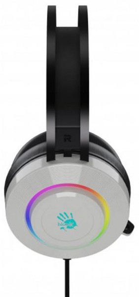 Наушники A4Tech Bloody G521 WHITE [закрытые, 20-20КГц, микр., 7.1, каб. 2.3м, разъем USB, черный]