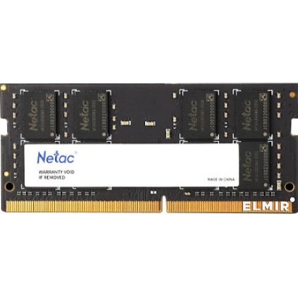 Память DDR3L 8Gb 1600MHz Netac NTBSD3N16SP-08 Basic RTL PC3-12800 CL11 SO-DIMM 260-pin 1.35В