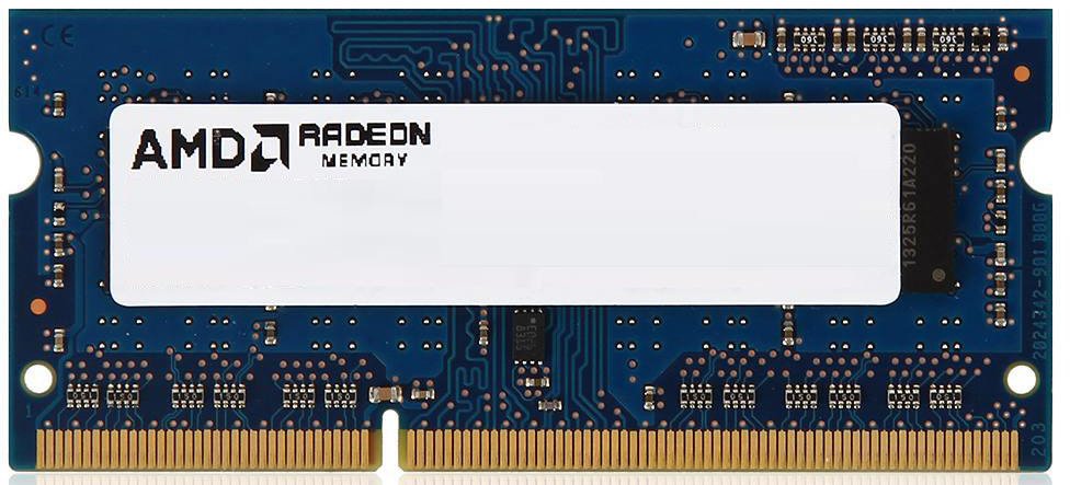 Оперативная память SO-DIMM 2 Гб DDR3 1600 МГц AMD (R532G1601S1S-UO) PC3-12800