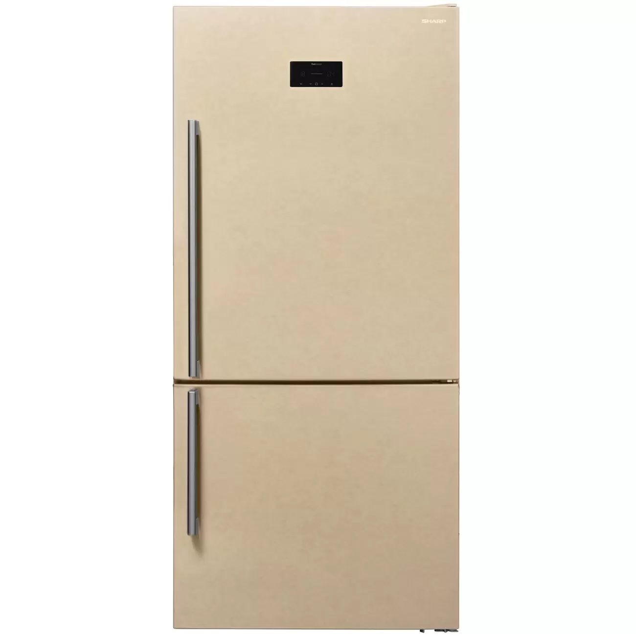 Холодильник Sharp/ Комбинированный холодильник с нижней МК, NoFrost, 84*75*186 см, цвет бежевый
