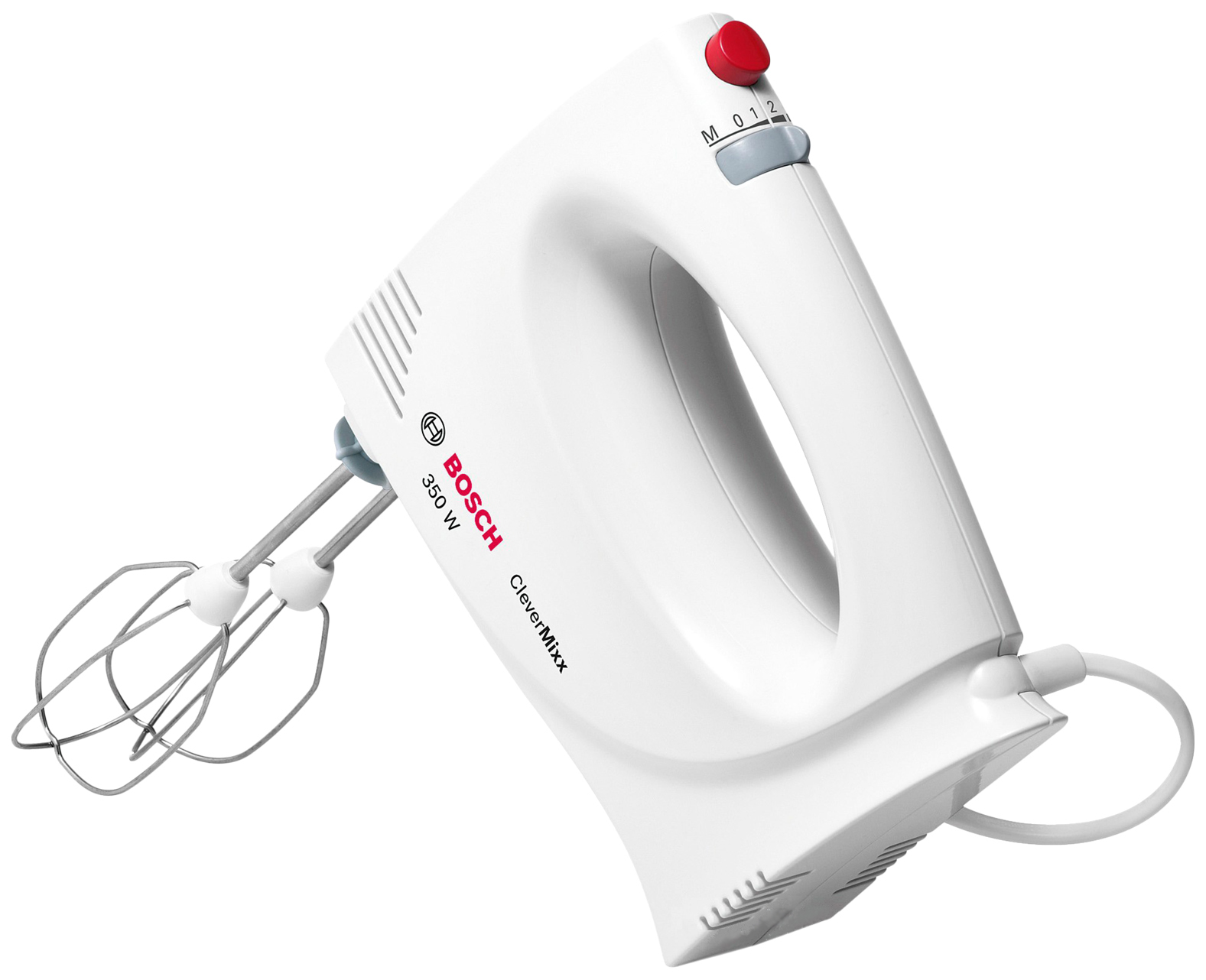Миксер Bosch MFQ 3030 белый [350 Вт, ручной, скоростей - 4, корпус - пластик, насадок - 4 шт, турборежим]