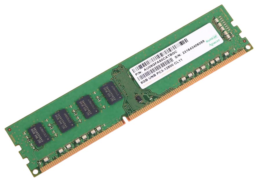 Оперативная память 8Gb DDR-III 1600MHz Apacer (DL.08G2K.KAM)