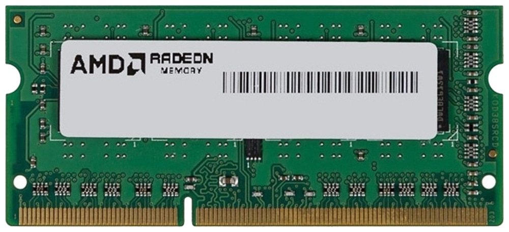 Оперативная память SO-DIMM 4 Гб DDR3 1600 МГц AMD (R534G1601S1S-UGO) PC-12800, OEM