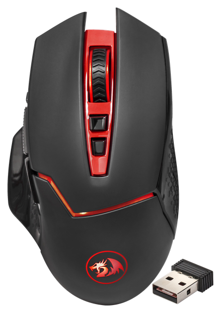 Redragon Mirage чёрно-красная беспроводная игровая мышь