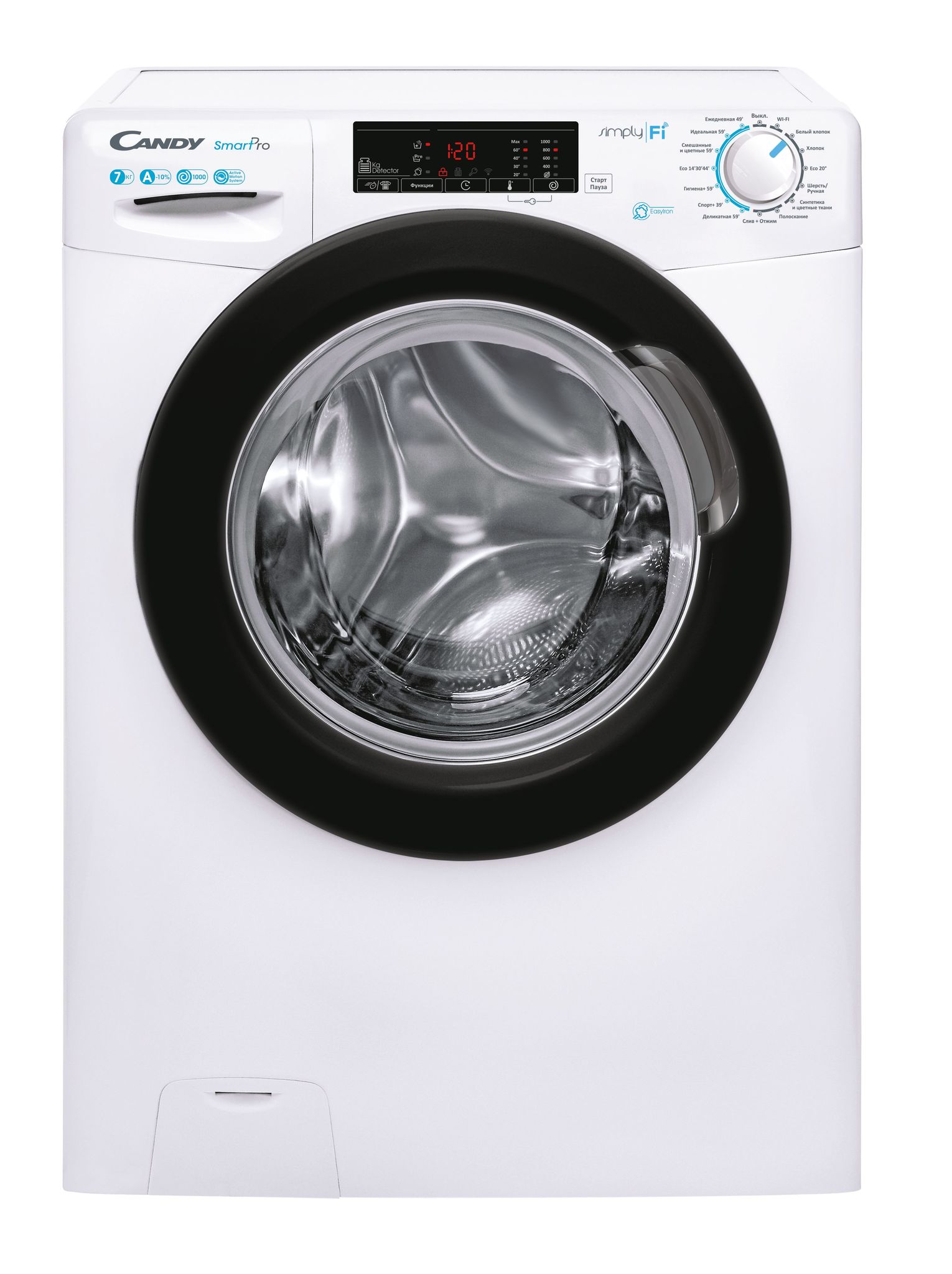 Стиральная машина Candy Smart Pro CSO4 107TB1/2-07 класс: A загр.фронтальная макс.:7кг белый