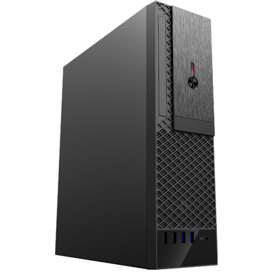 Корпус компактный (SFF) Foxline FL-1001 черный [БП 300 Вт] [FL-1001-TFX300S]