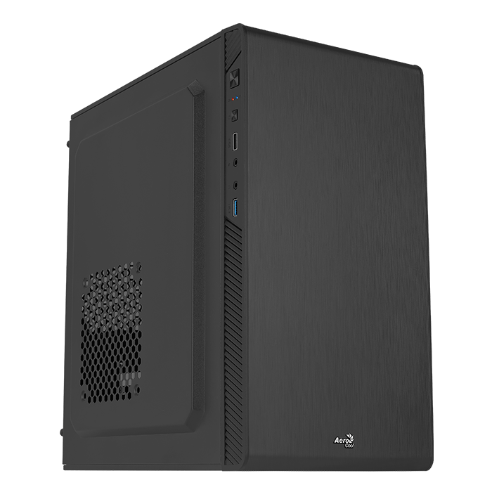 Корпус Aerocool CS-106-S-BK-v1 черный без БП mATX 4x120mm 1xUSB2.0 1xUSB3.0 audio