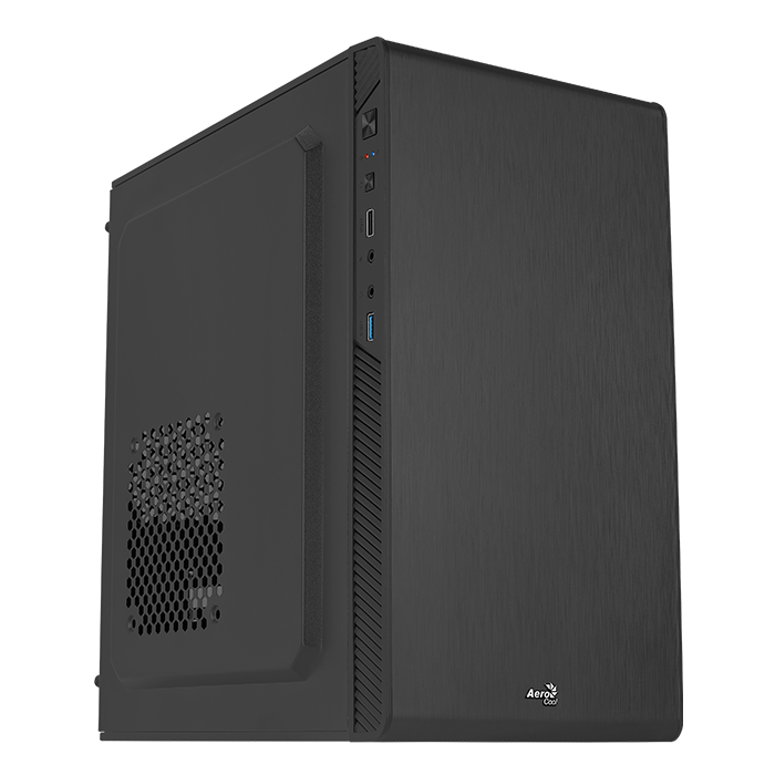 Корпус Aerocool CS-106-S-BK-v1 черный без БП mATX 4x120mm 1xUSB2.0 1xUSB3.0 audio