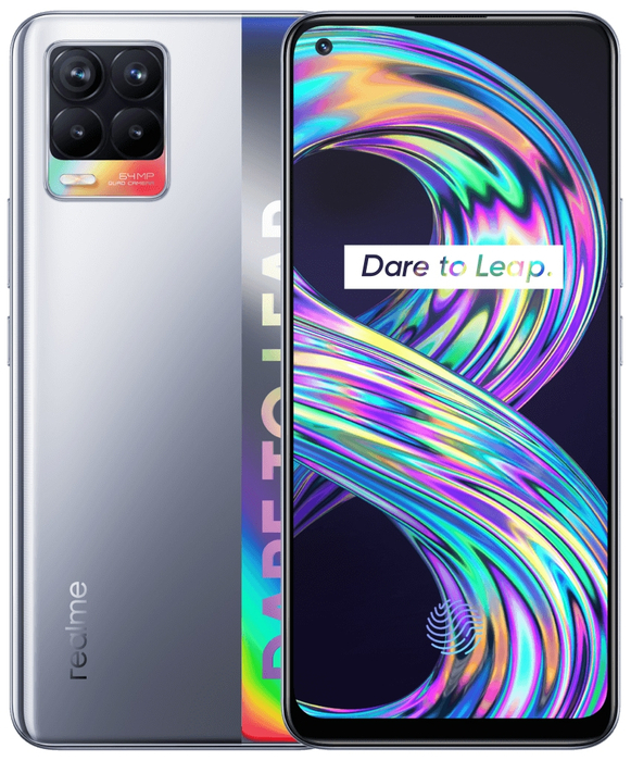Смартфон realme 8 6/128 ГБ RU, серебряный
