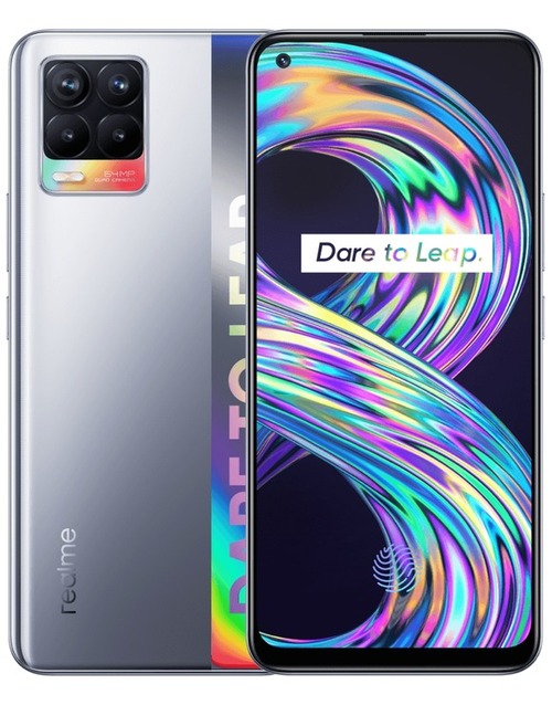 Смартфон realme 8 6/128 ГБ RU, серебряный