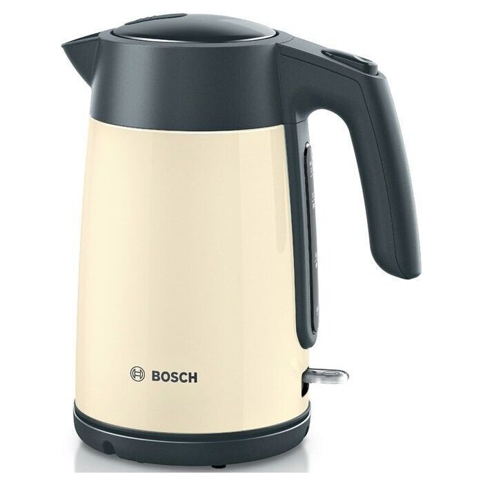 Чайник электрический Bosch TWK7L467 1.7л. 2400Вт бежевый (корпус: нержавеющая сталь)