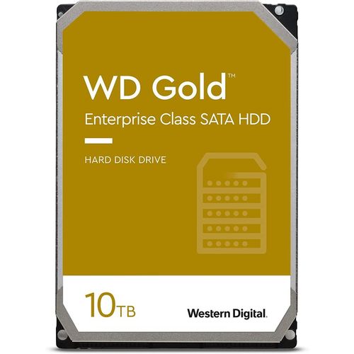 10TB WD Gold  (WD102KRYZ) {SATA III 6 Gb/s, 7200 rpm, 256Mb buffer}