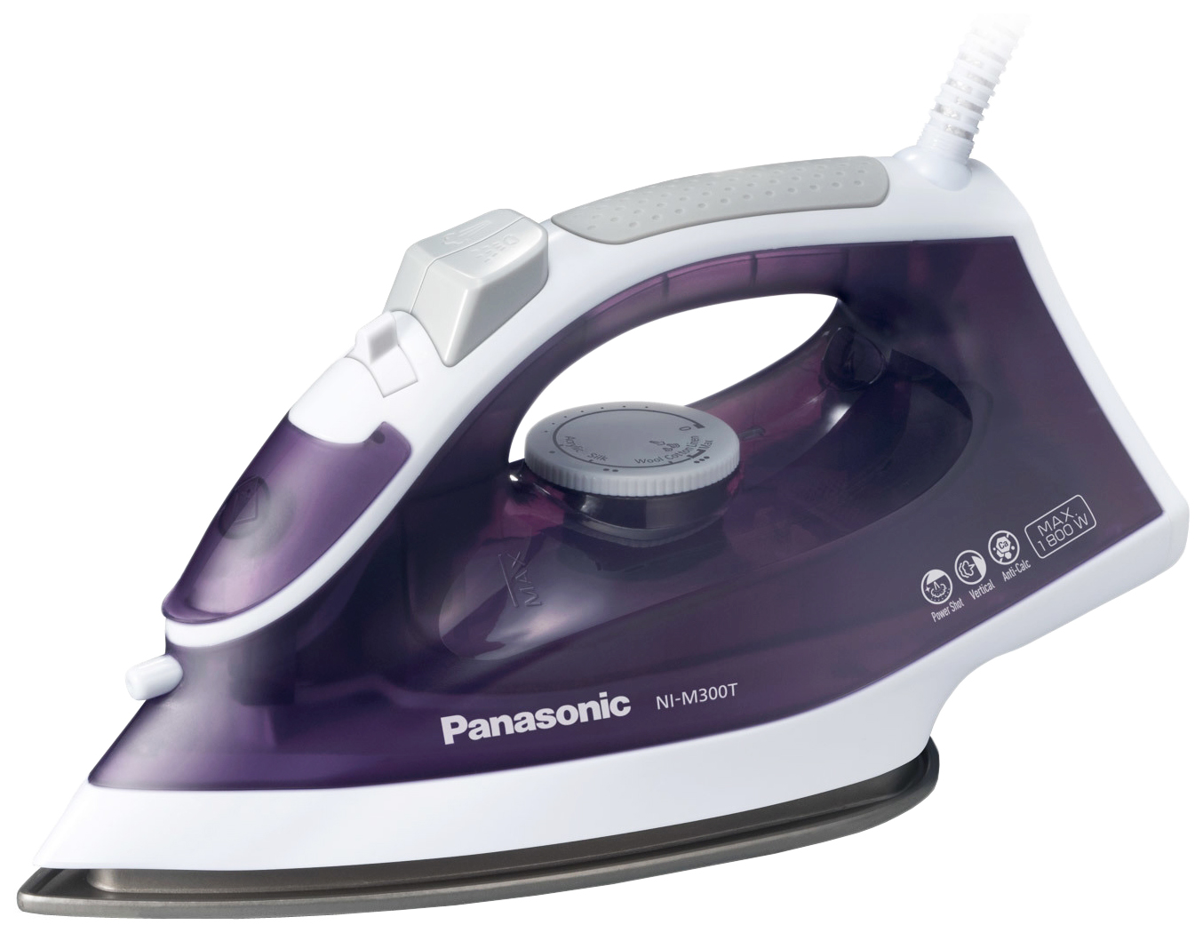 Утюг Panasonic NI-M300TVTW 1800Вт белый/фиолетовый