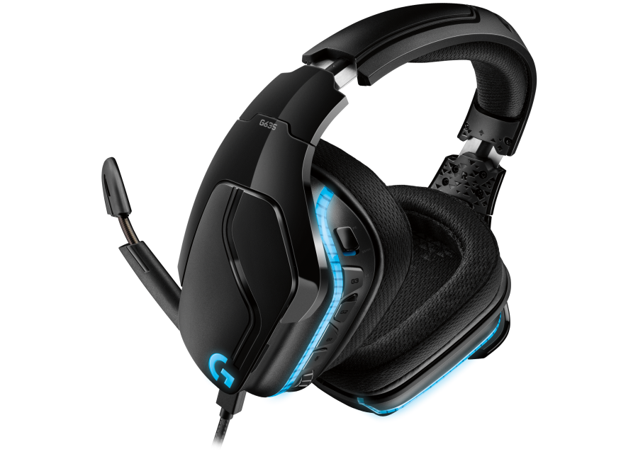 Игровые наушники Logitech G635 Black