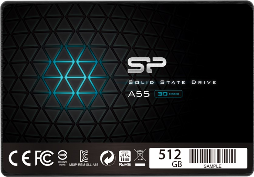 Накопитель SSD Silicon Power SATA III 512Gb SP512GBSS3A55S25 Ace A55 2.5"