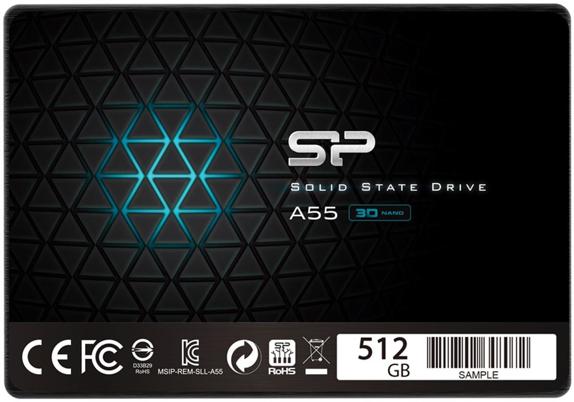 Накопитель SSD Silicon Power SATA III 512Gb SP512GBSS3A55S25 Ace A55 2.5"
