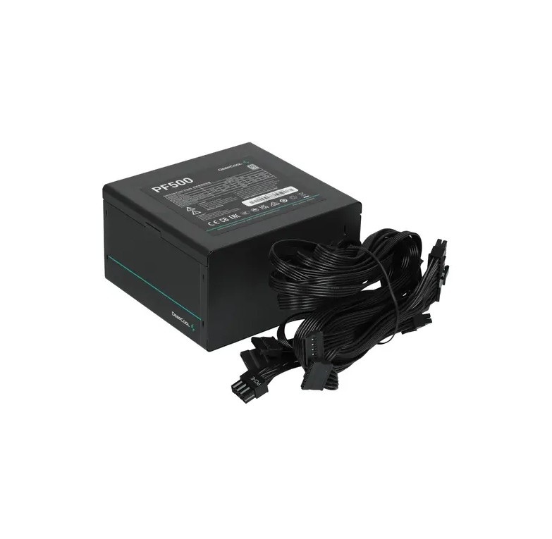 Блок питания Deepcool PF500 80+ (ATX 2.4 500W, PWM 120mm fan, 80 PLUS, Active PFC) RET