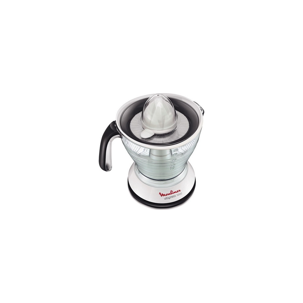 Соковыжималка цитрусовая Moulinex Vitapress PC302B10 25Вт рез.сок.:1000мл. белый/черный