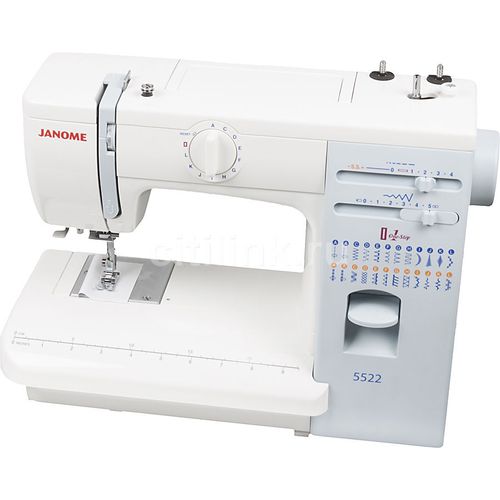 Швейная машина Janome 5522, бело-голубой