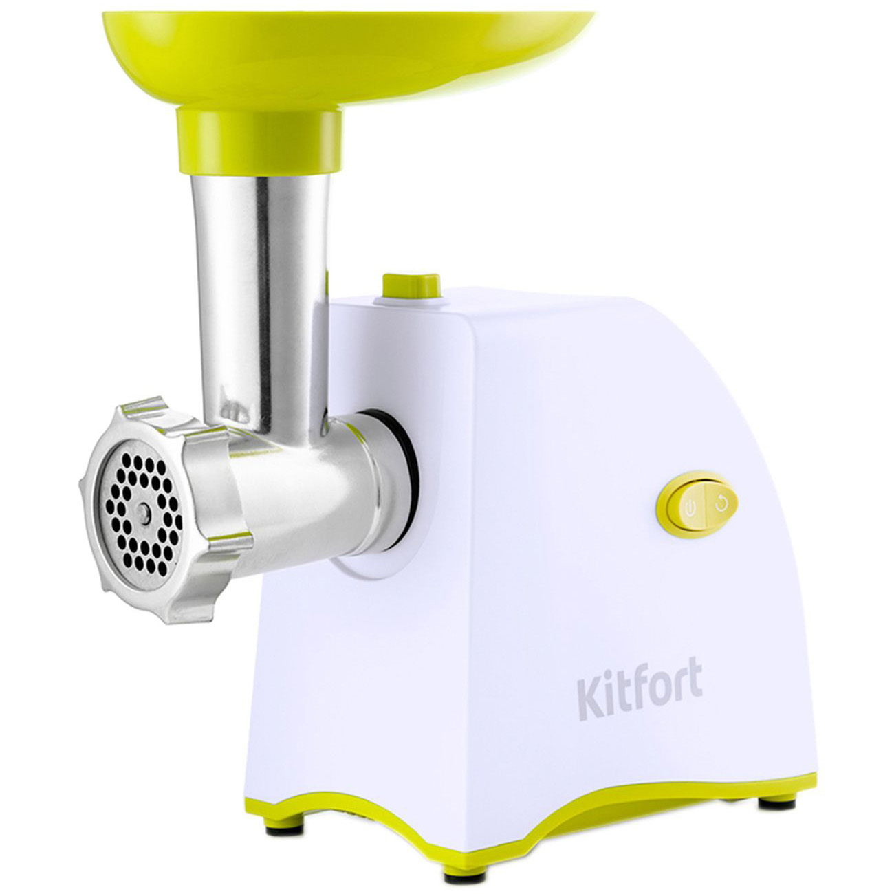 Мясорубка Kitfort КТ-2111-2 800Вт белый/салатовый