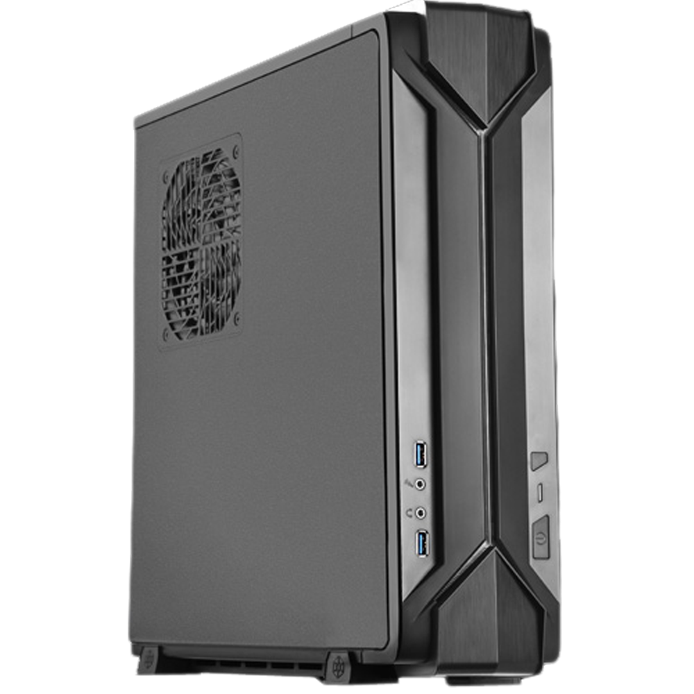 Корпус SilverStone Raven RVZ03B-ARGB Desktop, черный, USB3, без БП, [SST-RVZ03B-ARGB]