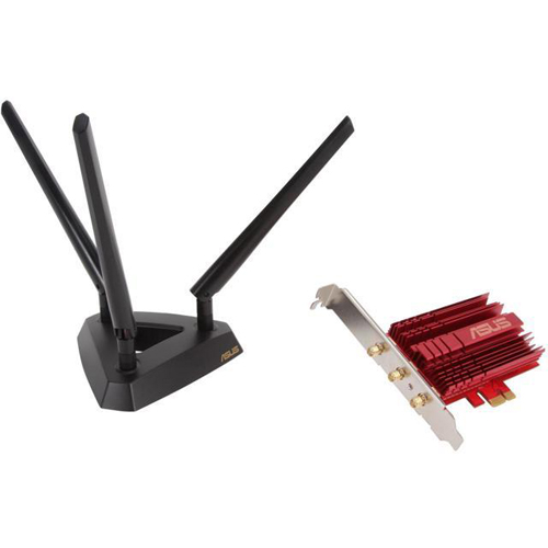 Wi-Fi адаптер ASUS PCE-AC68, красный