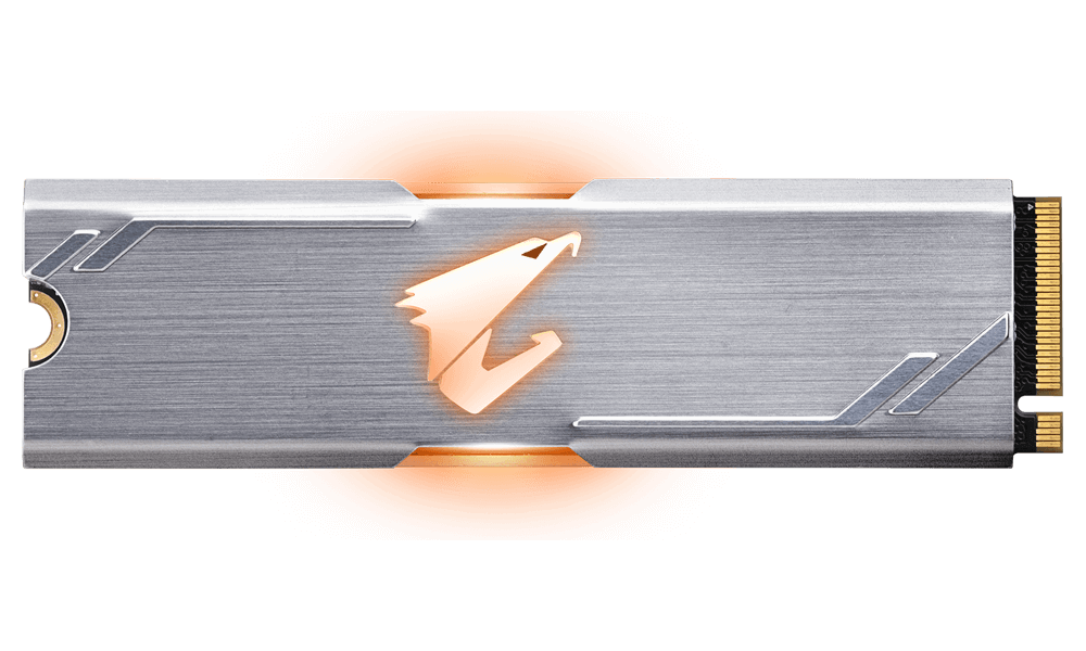 Твердотельный накопитель Gigabyte AORUS RGB GP-ASM2NE2512GTTDR PCI-E NVMe 512Gb 2280 M.2