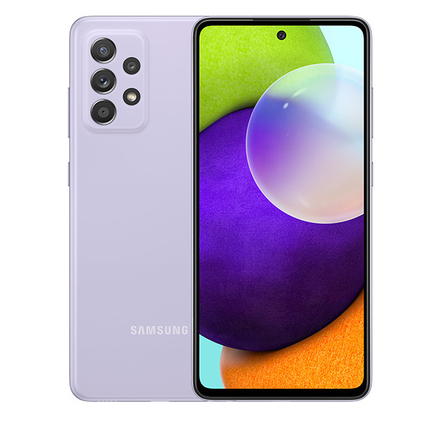 Смартфон Samsung SM-A525F Galaxy A52 128Gb 6Gb лаванда моноблок 3G 4G 2Sim 6.5" 1080x2400 Android 12 64Mpix 802.11 b/g/n/ac NFC GPS GSM900/1800 GSM1900 Ptotect microSDXC max1024Gb
