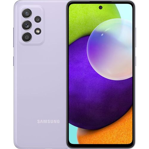 Смартфон Samsung SM-A525F Galaxy A52 128Gb 6Gb лаванда моноблок 3G 4G 2Sim 6.5" 1080x2400 Android 12 64Mpix 802.11 b/g/n/ac NFC GPS GSM900/1800 GSM1900 Ptotect microSDXC max1024Gb