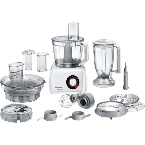 Кухонный комбайн Bosch MC812W872 [1250 Вт, чаша - 3.9 л, соковыжималка, блендер, терка, белый]