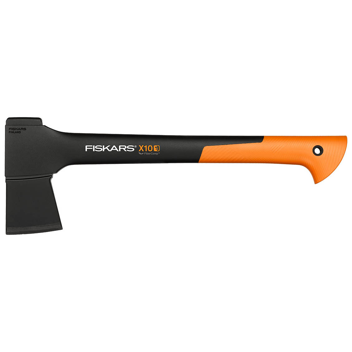 Топор Fiskars X10-S средний черный/оранжевый (1015619)